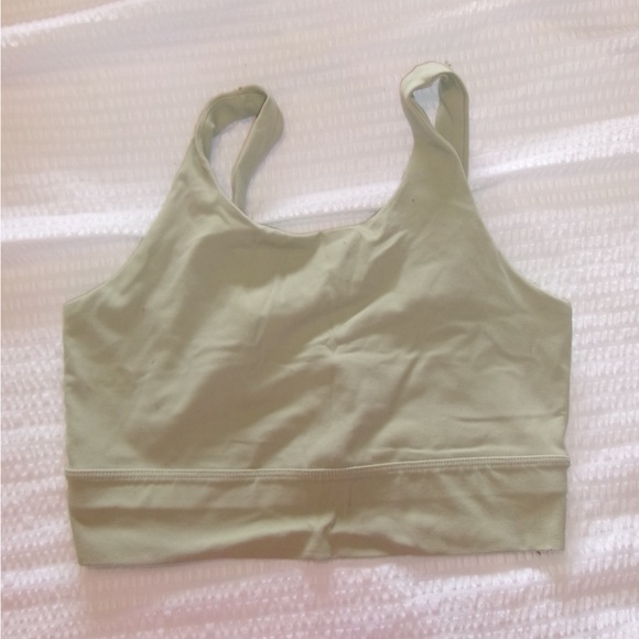 Light green Nike crop athletic tank! Double lined! - Picture 1 of 2